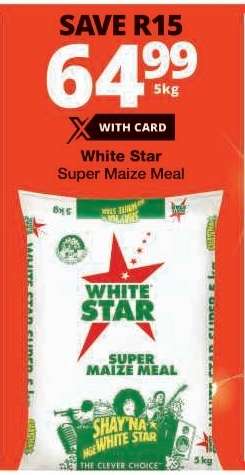 WHITE STAR SUPER MAIZE MEAL