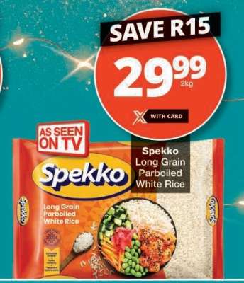 SPEKKO LONG GRAIN PARBOILED WHITE RICE