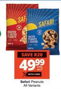 Safari Peanuts All Variants