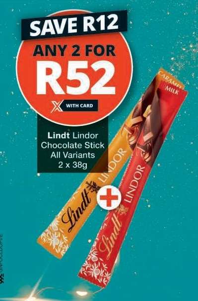 Lindt Lindor Chocolate Stick