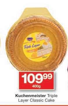 Kuchenmeister Triple Layer Classic Cake