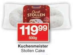 Kuchenmeister Stollen Cake
