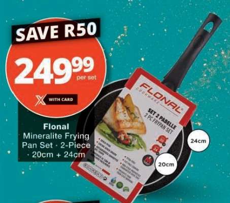 Flonal Mineralite Frying Pan Set