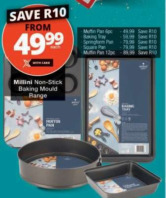 Millini Non-Stick Baking Mould Range