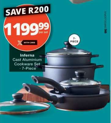 Inferna Cast Aluminium Cookware Set