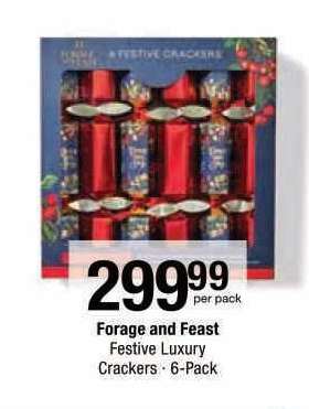 Forage and Feast Festive Luxury Crackers