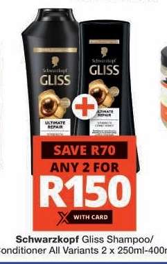 Schwarzkopf Gliss Shampoo/Conditioner