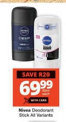 Nivea Deodorant Stick All Variants