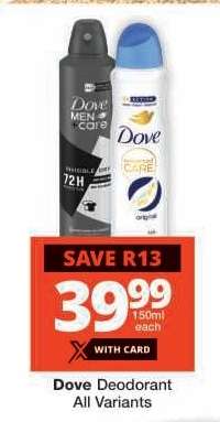 Dove Deodorant