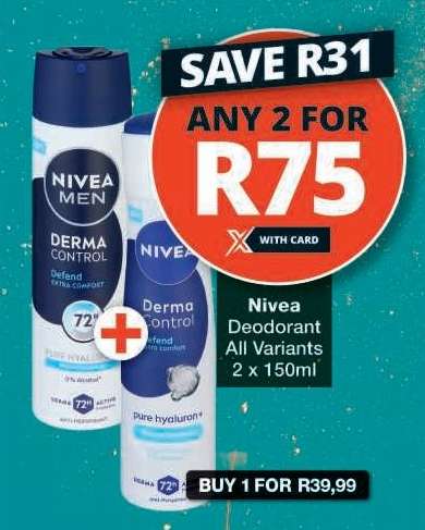 Nivea Deodorant