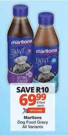 Marltons Dog Food Gravy