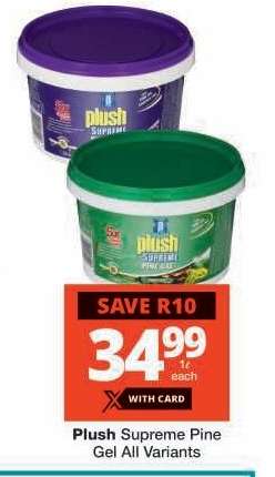 Plush Supreme Pine Gel All Variants