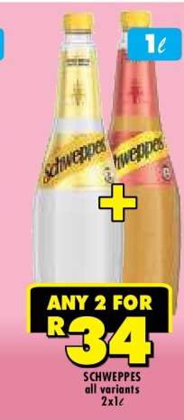 SCHWEPPES all variants