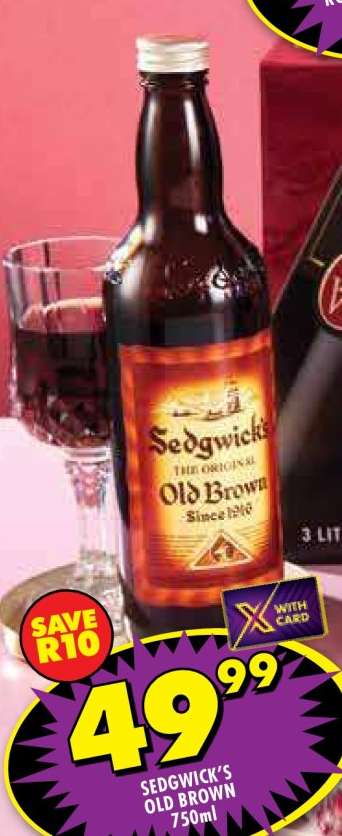 Sedgwick's Old Brown 750ml