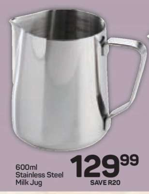 600ml Stainless Steel Milk Jug