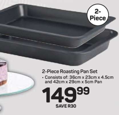 2-Piece Roasting Pan Set