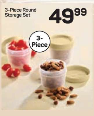 3-Piece Round Storage Set