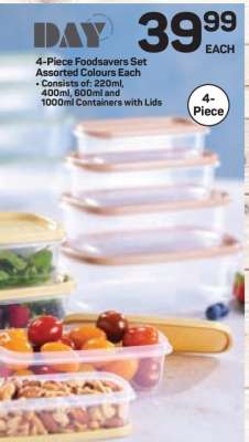 4-Piece Foodsavers Set