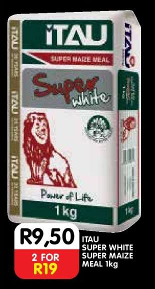 ITAU SUPER WHITE SUPER MAIZE MEAL 1kg