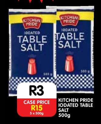 KITCHEN PRIDE IODATED TABLE SALT