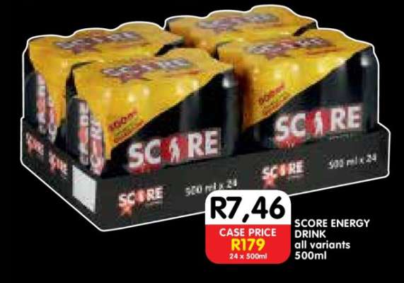 SCORE ENERGY DRINK