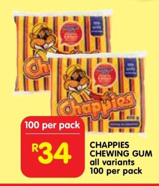 CHAPPIES CHEWING GUM