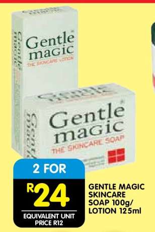 GENTLE MAGIC SKINCARE SOAP 100g/LOTION 125ml