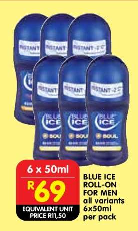 BLUE ICE ROLL-ON FOR MEN