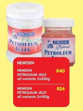 NEWDEN PETROLEUM JELLY all variants 2x200g