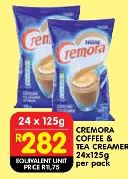 CREMORA COFFEE & TEA CREAMER 24x125g