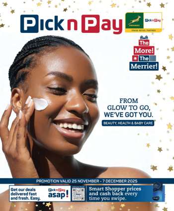 Pick n Pay catalogue  - 25/11/2025 - 07/12/2025.