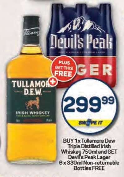 Tullamore Dew Triple Distilled Irish Whiskey 750ml