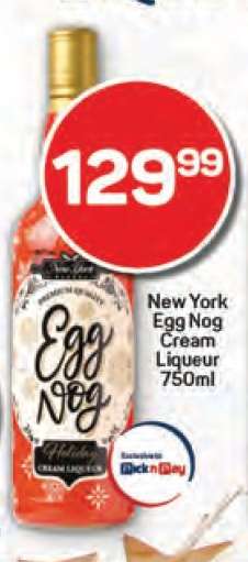 New York Egg Nog Cream Liqueur 750ml