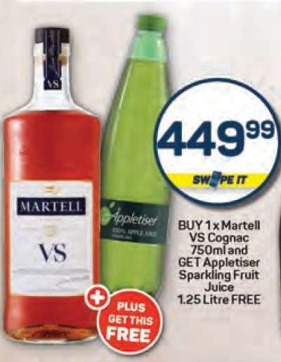 Martell VS Cognac 750ml