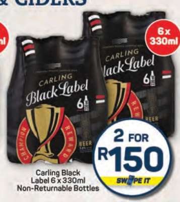 Carling Black Label 6 x 330ml