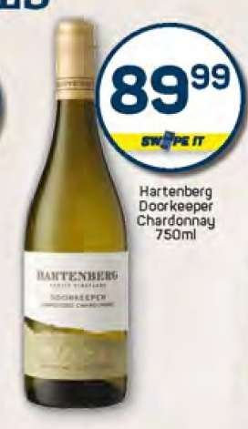 Hartenberg Doorkeeper Chardonnay 750ml