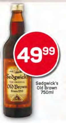 Sedgwick's Old Brown 750ml