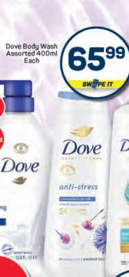 Dove Body Wash Assorted 400ml Each