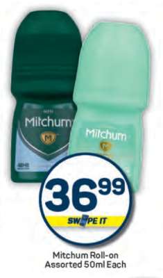 Mitchum Roll-on Assorted 50ml Each