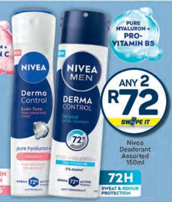 Nivea Deodorant Assorted 150ml
