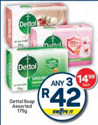 Dettol Soap Assorted 175g