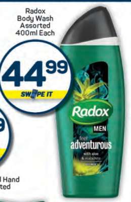 Radox Body Wash Assorted 400ml Each