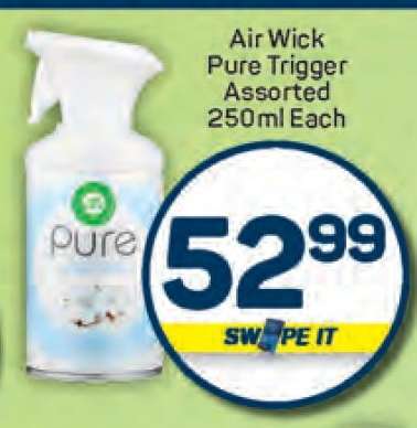 Air Wick Pure Trigger Assorted 250 ml Each