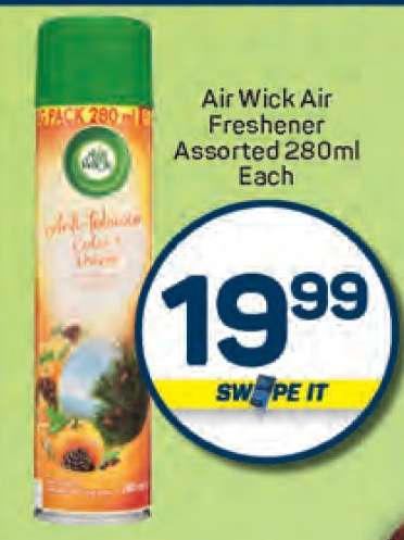 Air Wick Air Freshener Assorted 280ml Each