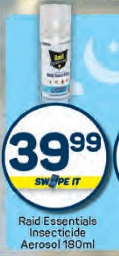 Raid Essentials Insecticide Aerosol 180ml