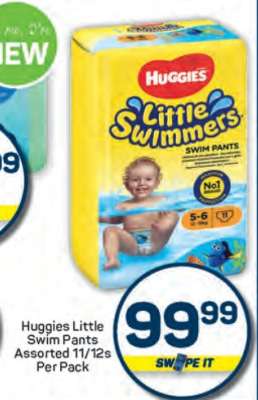 Huggies Little Swim Pants Assorted 11/12s Per Pack