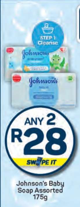 Johnson's Baby Soap Assorted 175g