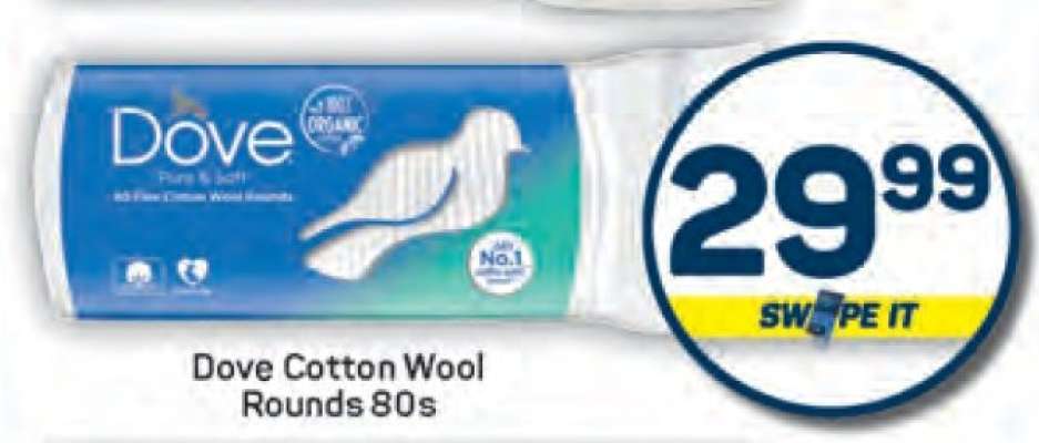 Dove Cotton Wool Rounds 80s