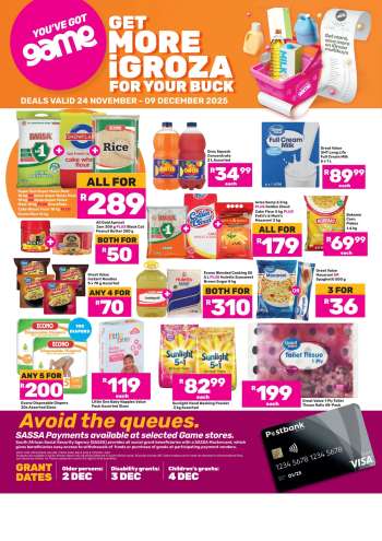 Game catalogue  - 24/11/2025 - 09/12/2025.