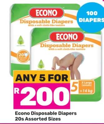 Econo Disposable Diapers